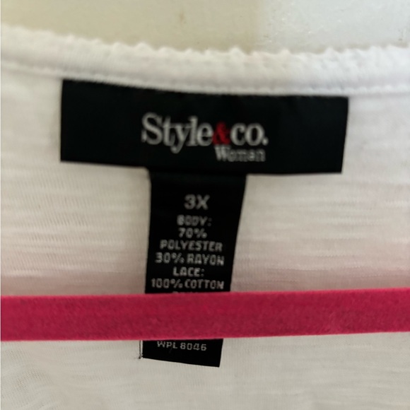 Womens Plus Size 3x Style & Co Top - Picture 4 of 6